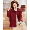 Cappotto casual da donna Pastore con revers in misto lana