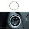Cover Trim For Benz E-Class Start Button Ignition Switch Silver Steel 2009-2015