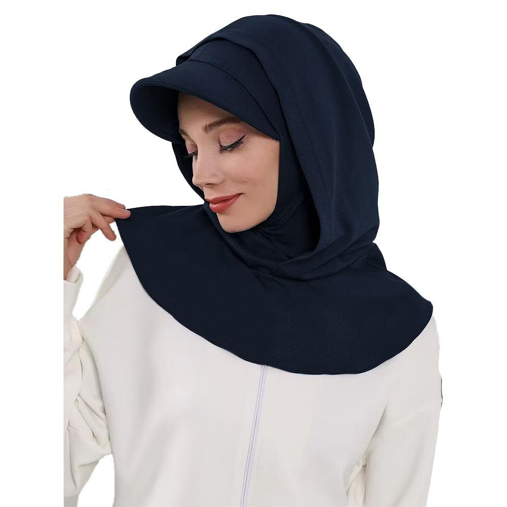 Muslim Women Head Wraps Brim Cap