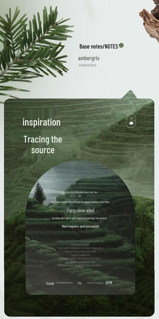 Yixiang Relaxing Tea Perfume: Jade Dragon Fragrance for Men & Women