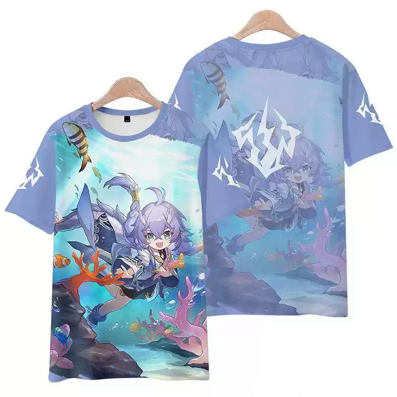 Role Playing Game 3D Printed T Shirts Men Women Short Sleeve O-Neck T-Shirt Harajuku Y2k Tops Clothing
