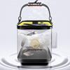 7L/12L Fishing Bucket Multifunctional Live Fish Bucket Foldable Gear Tools Transparent EVA Supplies for Fisherman