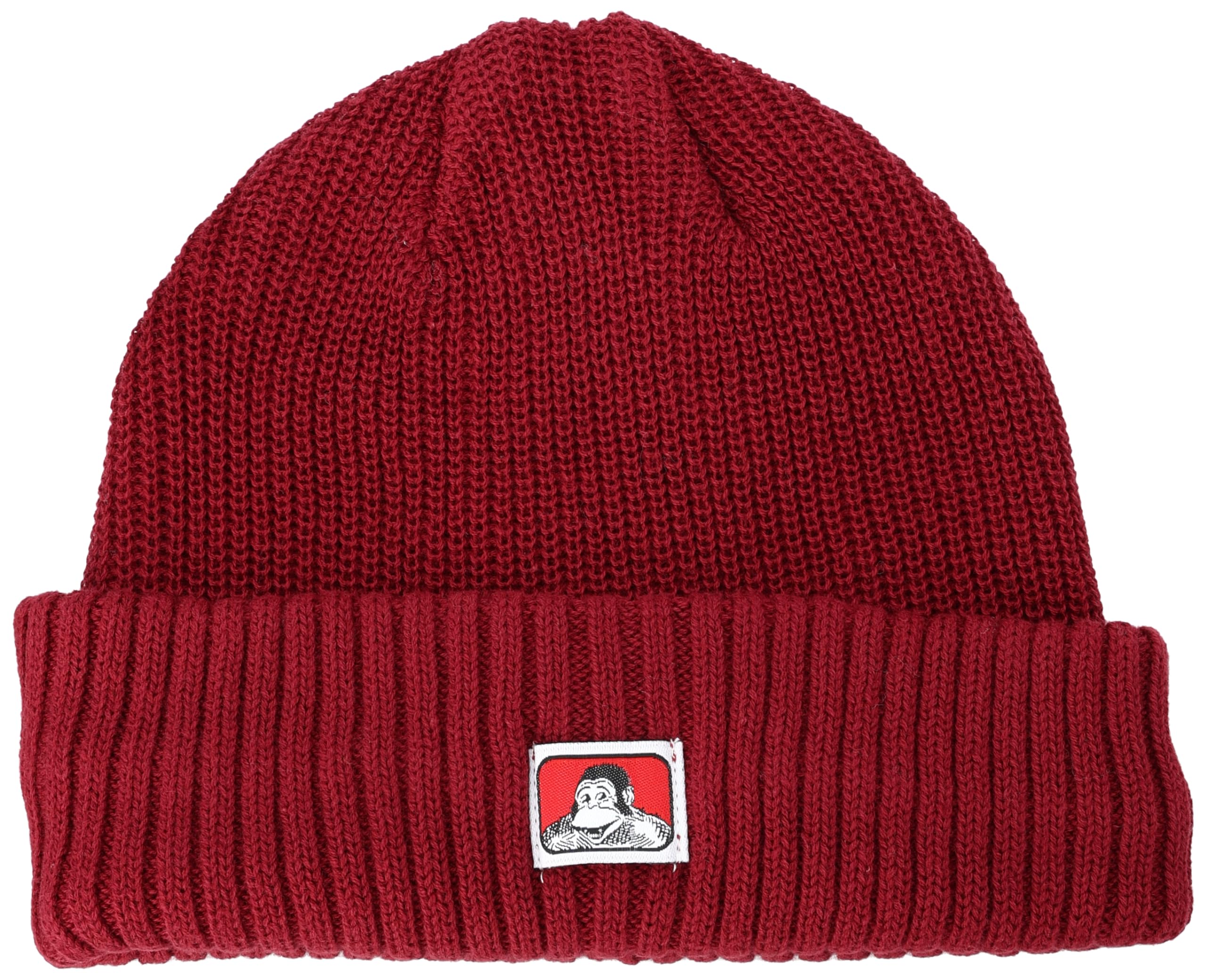 

Вязаная шапка в рубчик Ben Davis, винного цвета, винный