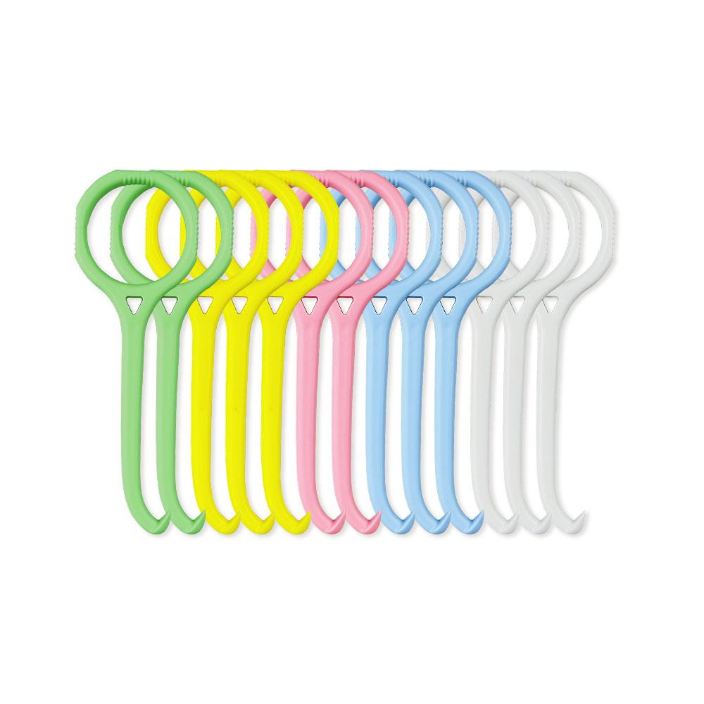 20pcs Orthodontic Aligner Removal Tool Dental Hook Invisible Removable Braces Extractor Clear Aligner Plastic Hook Oral Care
