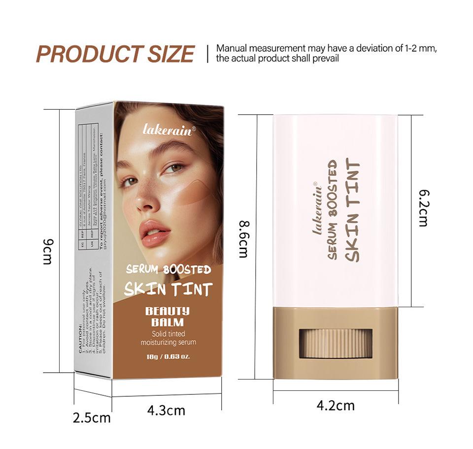 Lakerain Colored Solid Serum Foundation Cream - Smooth, Moisturizing, Natural Contour Cream In Stock
