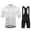 Mens Cycling Jersey Bib Shorts Set Breathable Quick-Dry Mountain Bike Apparel Outdoor Sports