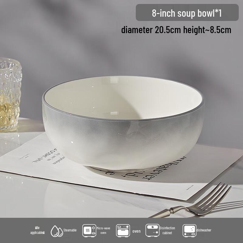 

ZISIZ Stone Pattern Ceramic Dinnerware