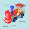 Electric Universal Gear Train Music Lights Electric Train Children's Toys