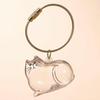 Creative Cat Fur Storage Keychain Pendant