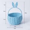 Handmade Basket with Ears for Grocery And Picnic Use