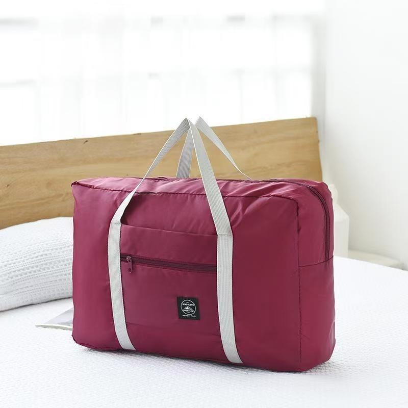 Foldable Carry-on Travel Bags Large Capacity Storage Bag Lightweight Multifunctional Airplane Duffle Handbag Nylon Weekend Totes