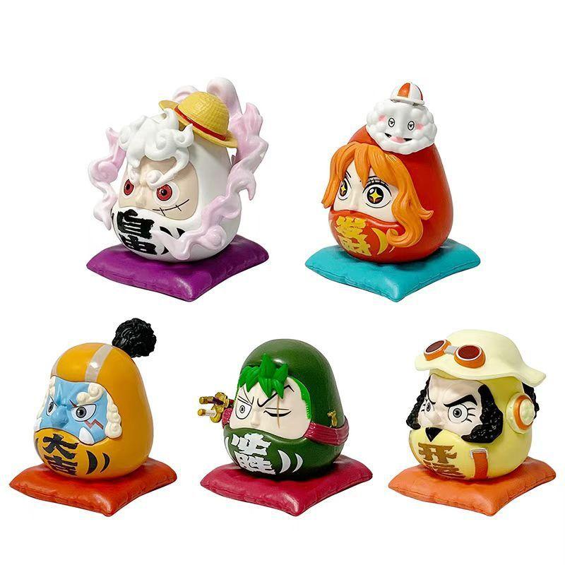 One Piece Pirate Series Pvc Figure Set For Home Office Or Car Display