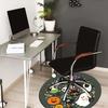 1pc Office Carpet Chair Mats Halloween Party Decorations Perfect for Decorating Office Chairs, Living Rooms, Or Bedrooms.YDT001