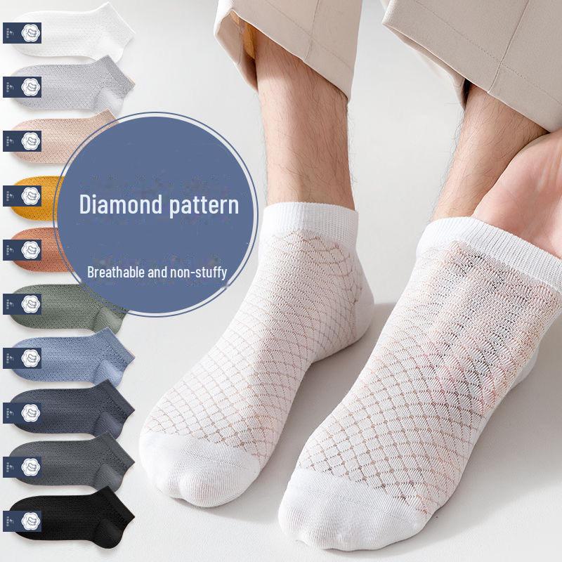 Korte sokker for kvinner - 3 par: Pustende, svetteabsorberende, moteriktig, lavt snitt for høst og vinter