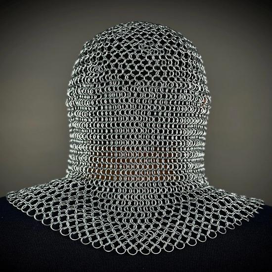 Head Chainmail Armor Medieval Knight Costume Chainmail Armor Costume Best Gift for Him