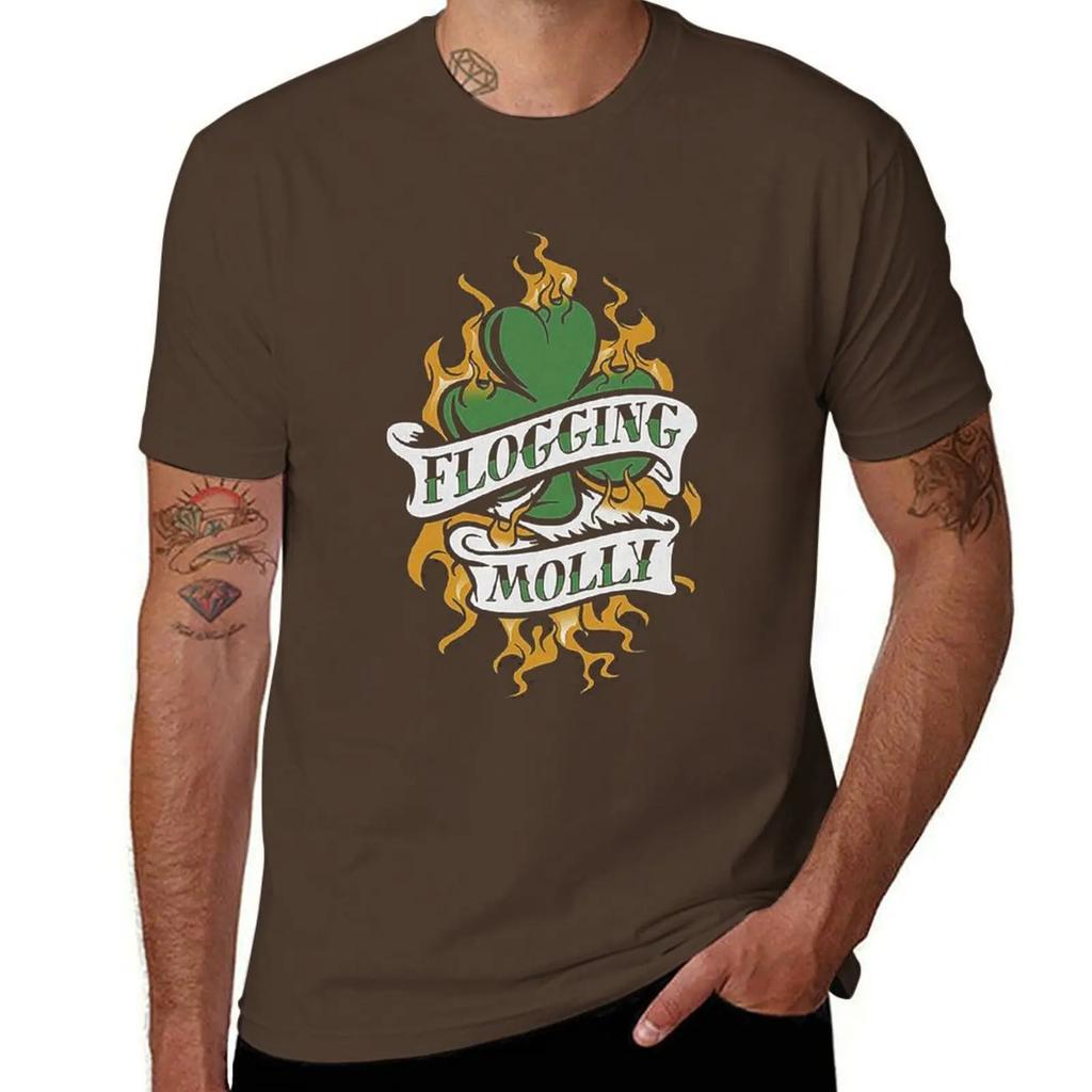 Flogging Molly TShirt sublime korean fashion heavyweights summer clothes mens champion t shirts 2025 new model