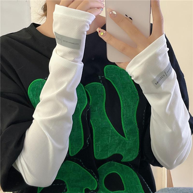 Ice Sleeves: Summer Anti-UV Sun Protection Arm Sleeves, Thin & Breathable, Plus Size for Driving & Cycling, Loose Fit for Men