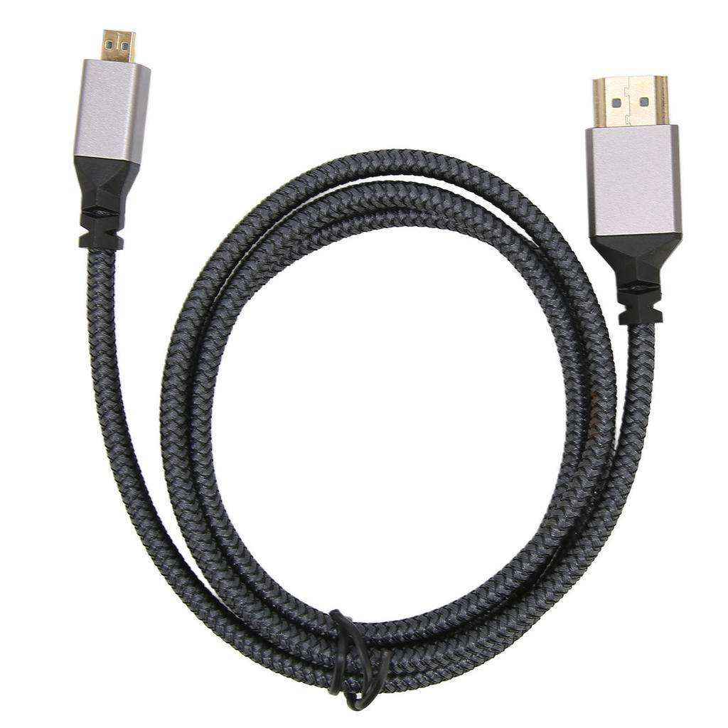4K HD Multimedia Interface Cable Male to Male 18Gbps High Speed 4K 60Hz HD Knit   HD Multimedia Interface Adapter Cable