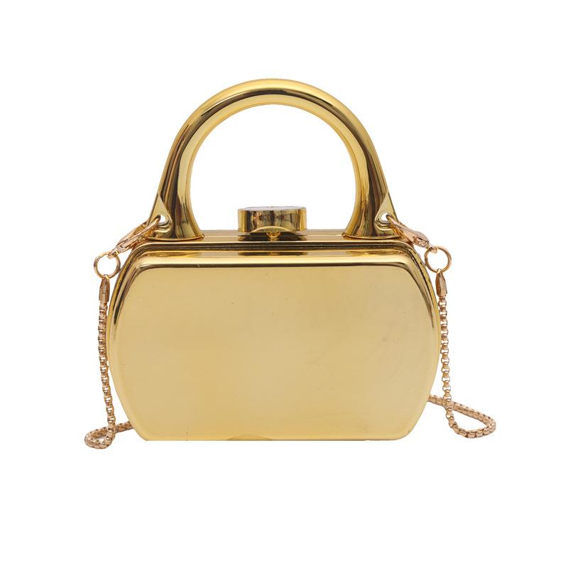 Classic Trend Hot Selling Personalized Mini Acrylic Small Square Bag Creative Shiny Fashion Versatile Crossbody Bag