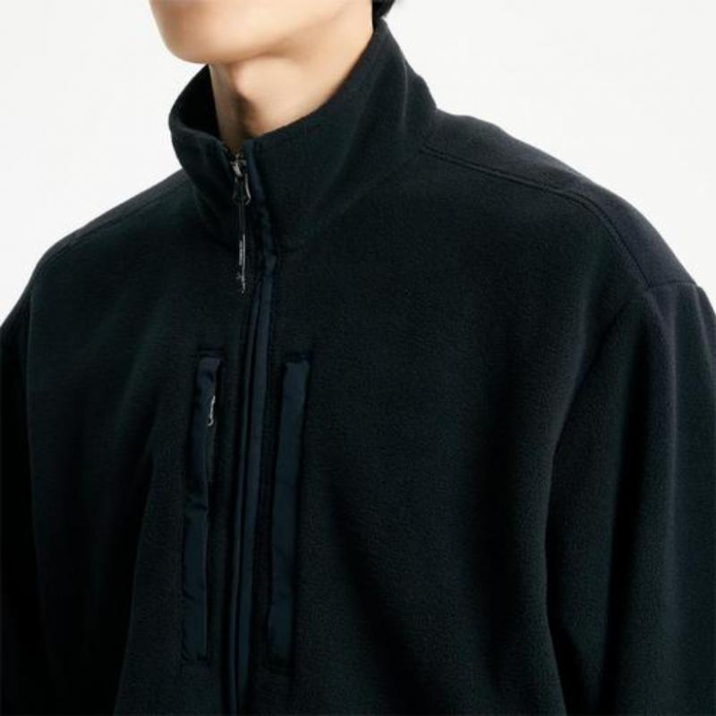 New Balance Half Club Uni Short Wool Fleece Stainless Steel Zip Up Nbmdd42913 19