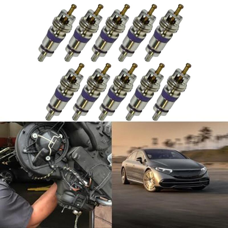 10PCS Large Bore AC Valve Core 8E0820855 For BMW For Mercedes-Benz For Ford For Magotan Air Conditioning Replacement Parts
