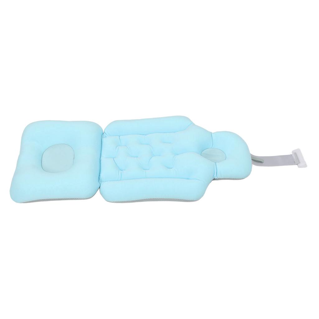 Bathtub Cushion Soft Breathable Folding Headrest Back Support Bath Pillow Cushion for Adults Spa