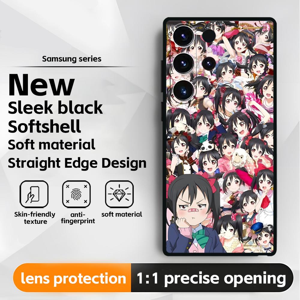 Love Live! School Idol Project  Phone Case For Samsung Galaxy S25 S24 S23 S22 S21 S20 Plus Ultra Note20 Soft Black