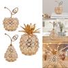 Crystal Fruit Statue Ornament Figurine Art Crafts for TV Cabinet Tabletop Decoration