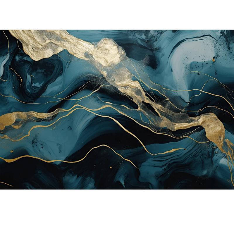 3d Mural Paper Luxury Green Gold Marble Graffiti Wallpaper For Living Room Tv Background Wall Murals