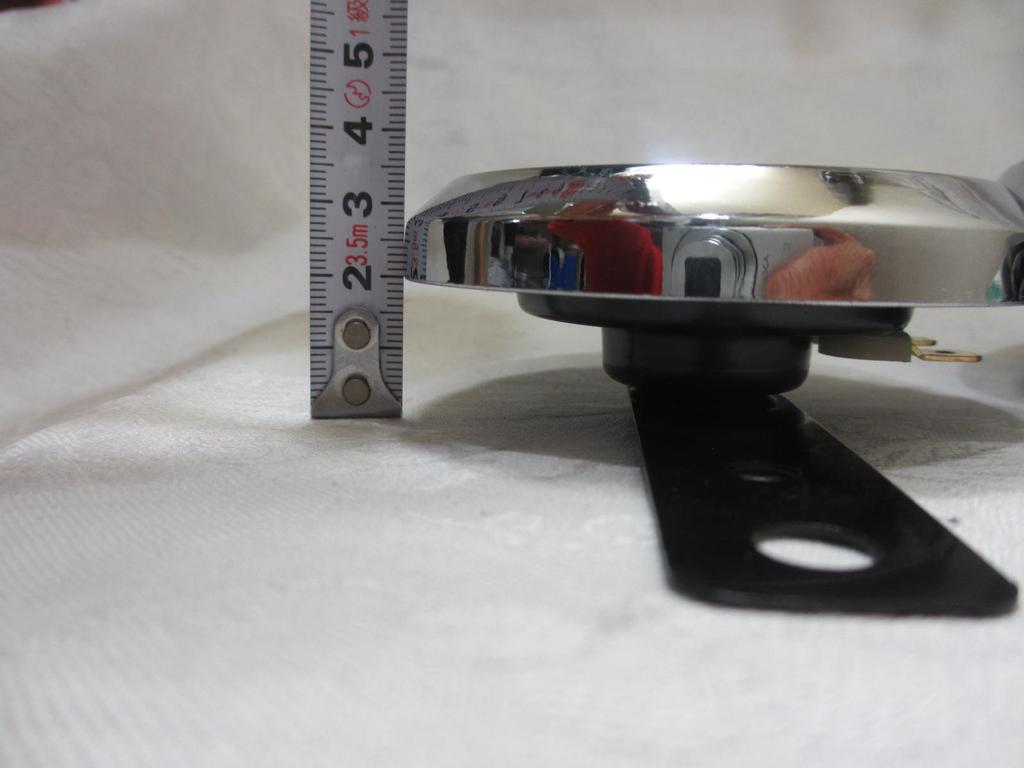 Motorcycle Double Horn 2 Pcs Set Universal Black Plated Custom (Black)