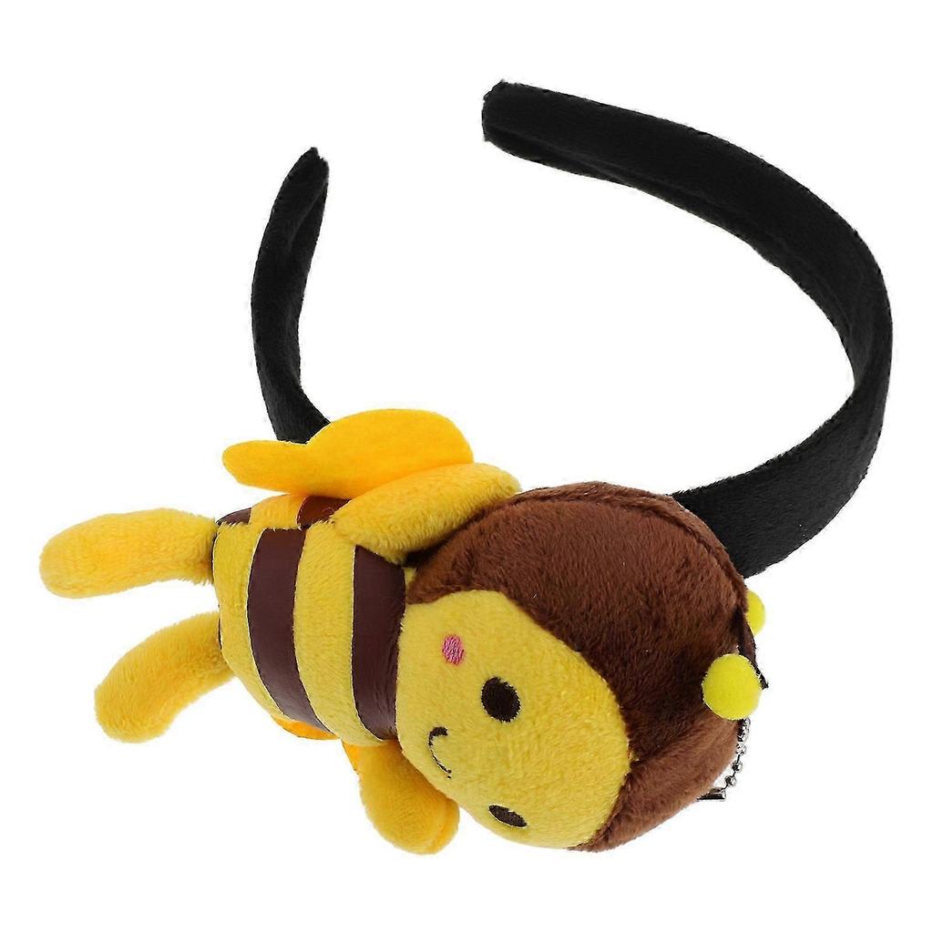 Adorable Realistic Plush Bee Headband for Cosplay, Halloween, and Washing Festivals Comfortable & Cute Bee Accessory for All Ages