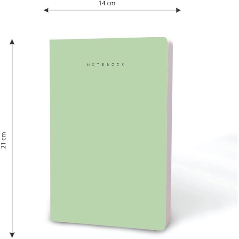 FACTOR NOTES A5 Notebook: 90 GSM | Ruled | 160 Pages (Laurel Green)