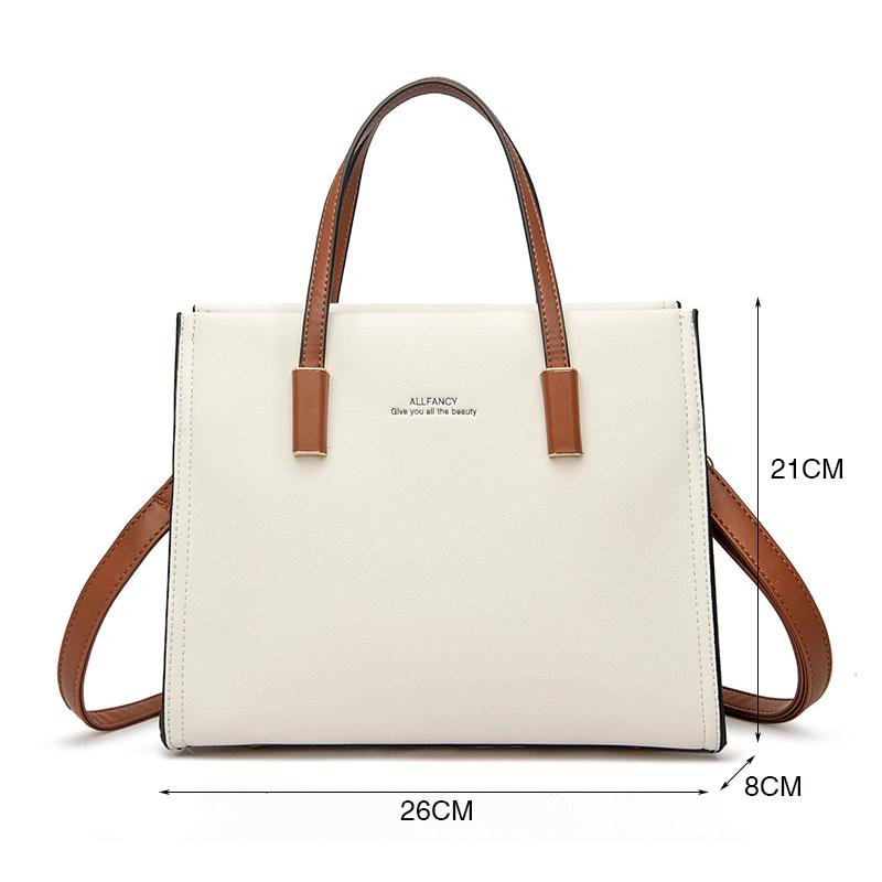 Módní Velká kabelka Dámské Nové Elegantní Tašky přes rameno Ženy Luxusní značková kožená taška Dámské Designové Crossbody Messenger Tašky