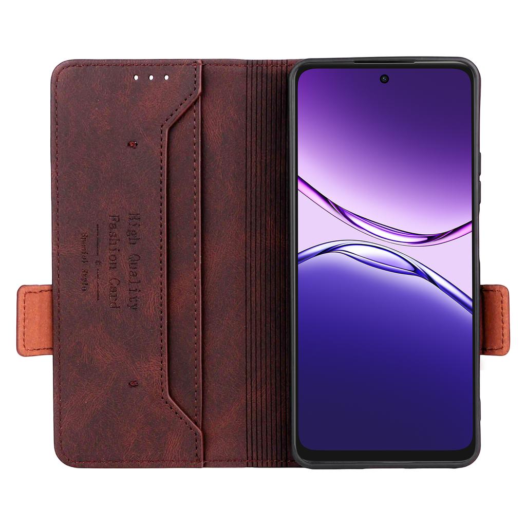 For Oppo A5 Pro 5G/4G Etui Lommebok i lær Flip-deksel med maskinvaredekor