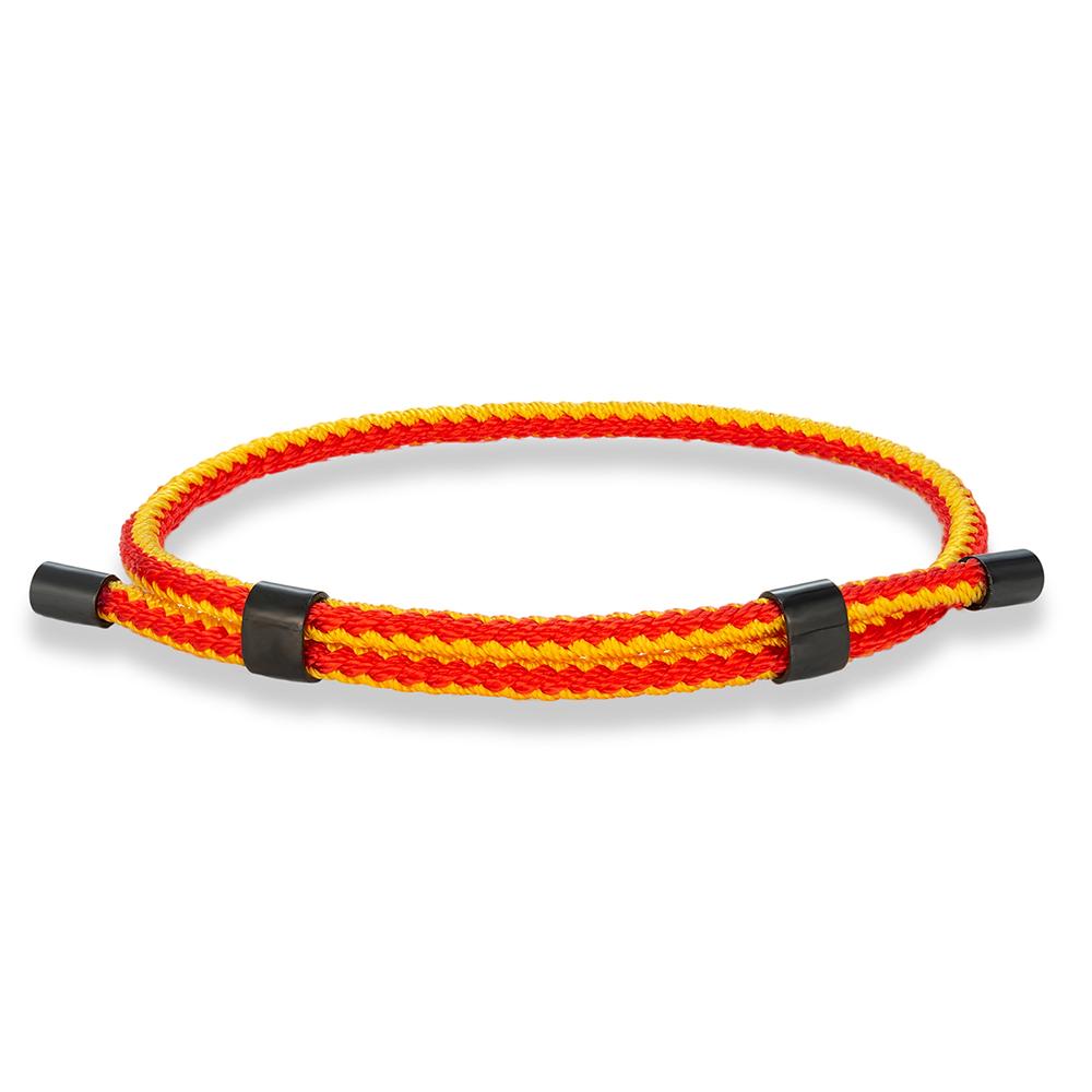 3MM Waterproof Surfering Rope Bracelets Men Adjustable Nautical Rope Bracelet Women Black Stainless Steel Sport Buckle