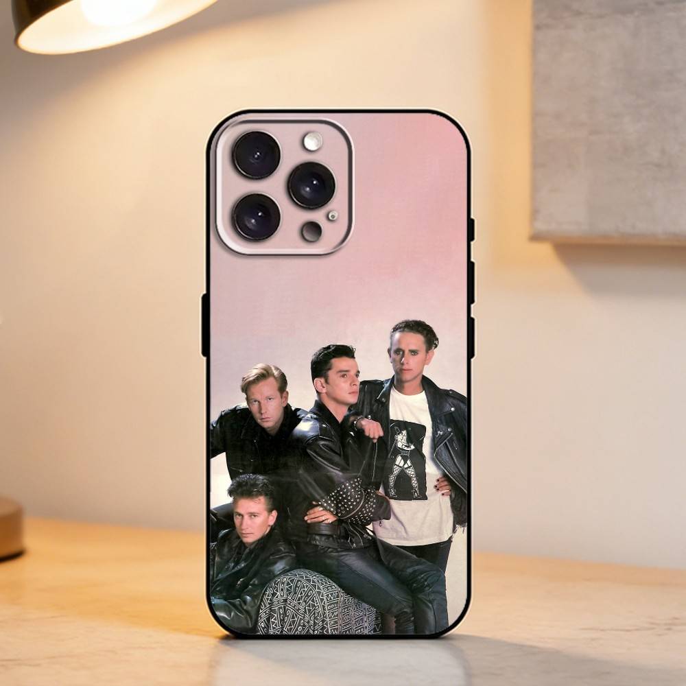 D-Depeche ROCK Band Mode    Phone Case For iPhone 17,16,15,14,13,12,11 Plus,Pro Max,XS,Soft Silicone Black Cover