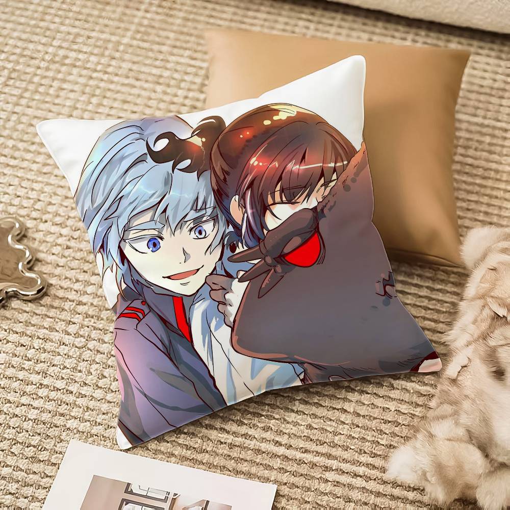 Tower of God Pillow Case Anti-dustmite Invisible zipper Sofa Bed