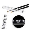 Transparent Acrylic Pen Holder Simple Style Painting Brush Holder Stand Display Office Supplies Desk Accessories 5 Grid