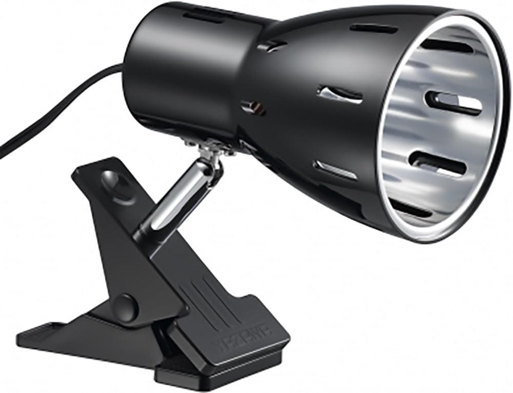 Yazawa Corporation Clip Light, E26 base, bulb not included, Black, CLX60X02B