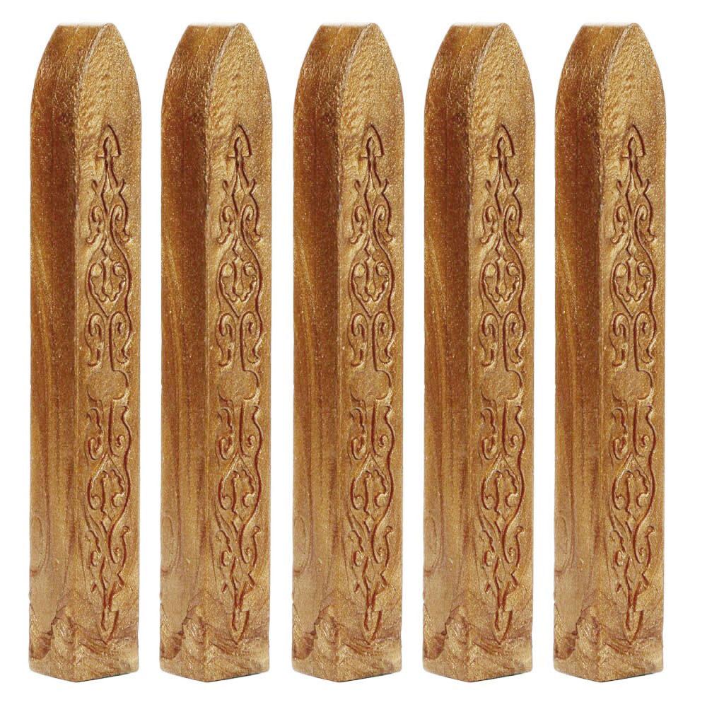 5PCS Vintage Manuscript Sealing Seal Wax Sticks Wicks For Postage Letter