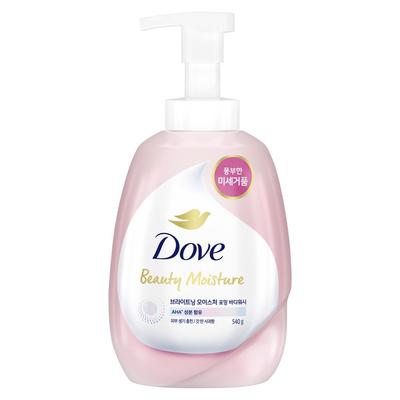 Dove Brightening Moisture Foaming Body Wash Freshly Picked Apple Scent 540g 1 Pcs