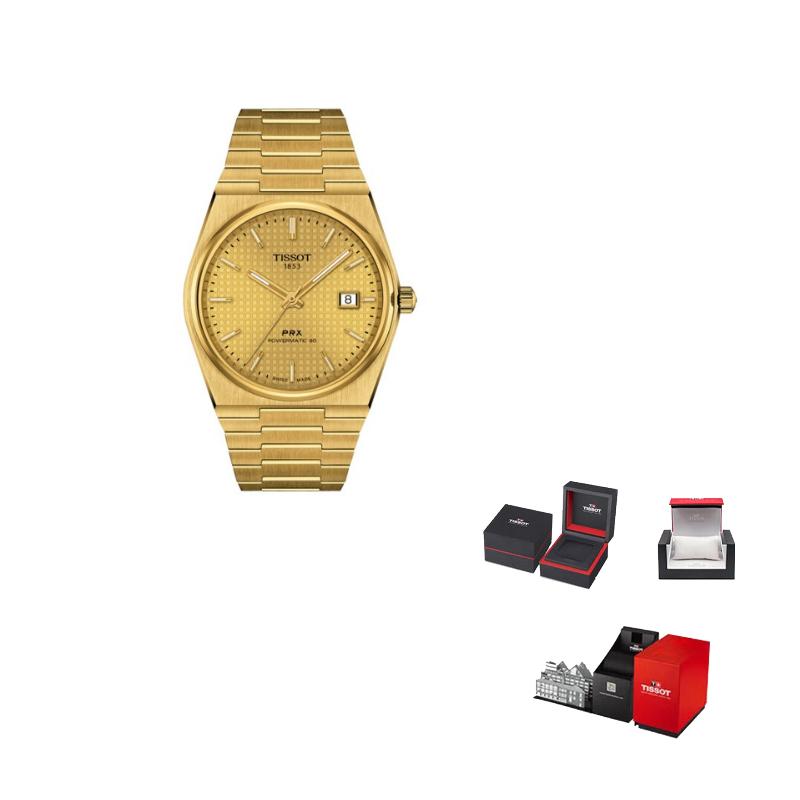 TISSOT Men s PRX Watch T137.407.33.021.00 Gold Dial