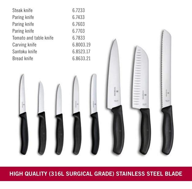 Набор ножей Victorinox SwissClassic, 8 предметов, натуральный (6.7173.8)