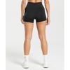 Gymshark Bezešvé šortky na každý den černé B6a8m Bb2j