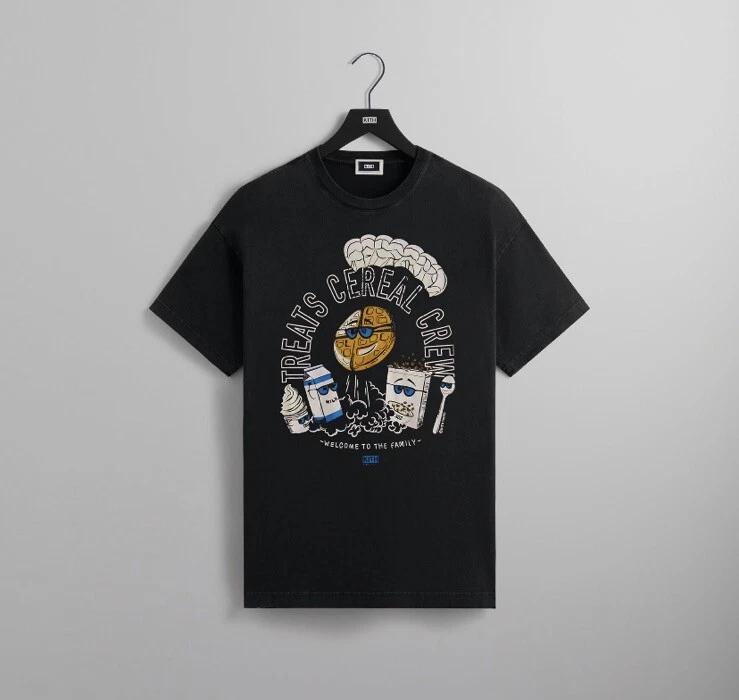 Kith Treats Cereal Crew Винтажная футболка - Черная - Размер XL 3XL