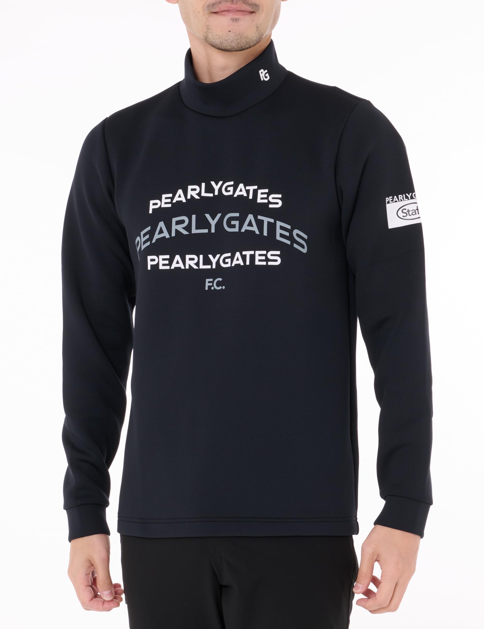 

PEARLY GATES Long Sleeve High Neck Shirt Golf Undershirt Size 3 Men s (Oxford Cardboard) / / 053-4266001 120_Dark Navy, [S]