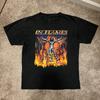 Maglietta Vintage In Flames Clayman World Band, Taglie S-5XL