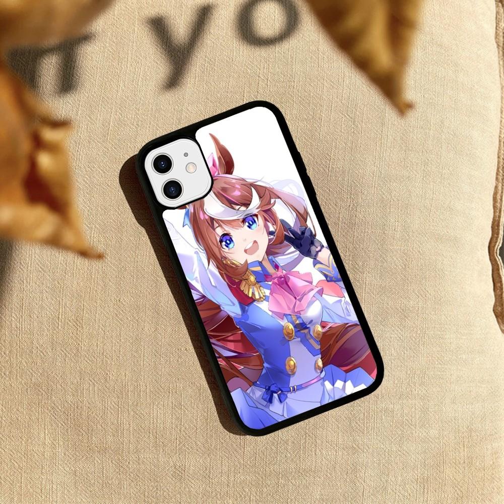 Anime Uma Musume Pretty Derby Tokai Teio Phone Case Silicone PC+TPU For For IPhone 11 12 13 14 15 16 Plus Pro Max Cover