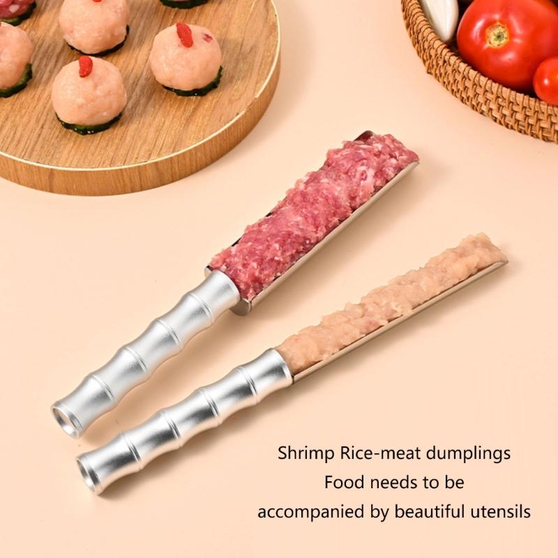 Stainless Steel Meatball Scoops Handheld Meatballs Shaping Tool Professional Meatball Making Device Kitchen Utensils