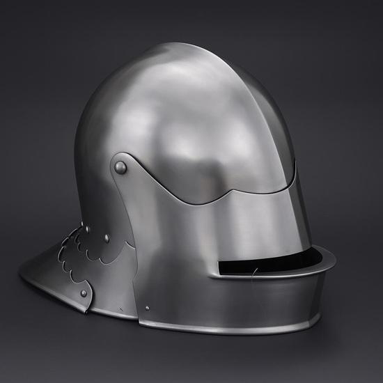Handmade Medieval Gothic Sallet Helmet Perfect for Renaissance Fair, Cosplay, LARP, Halloween Costume Authentic Steel Armor Replica